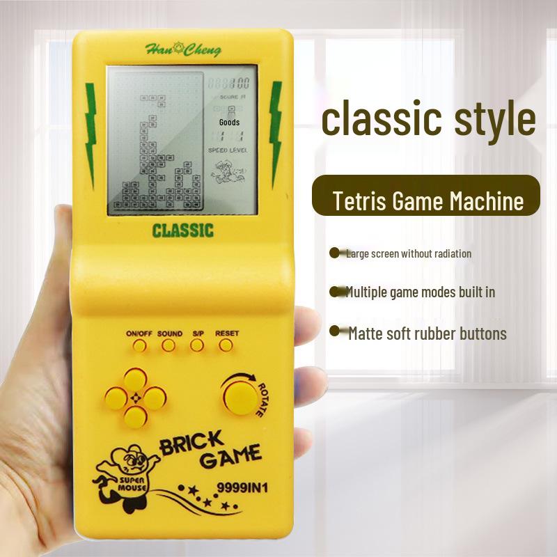 Retro Classic Handheld Tetris Game Console for Kids - Nostalgic Gift Toy