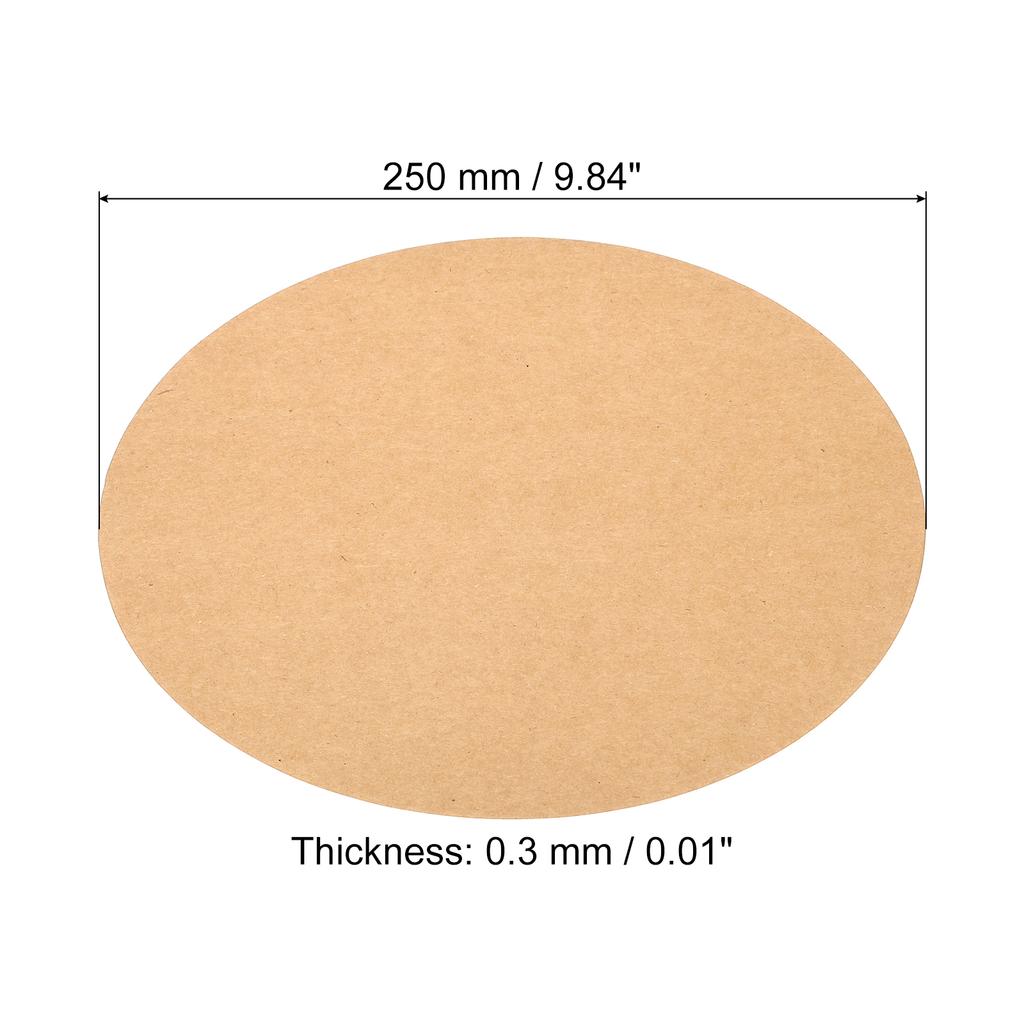 50Pcs 0.3mm Thick Round Cardboard Paper Blank Disc Circles Slices for Party Decorations DIY Craft Arts Drawing Painting Writing