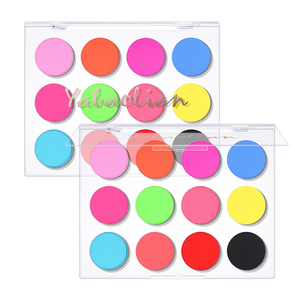 

Красота Макияж Тени для век Рисование человеческого лица Граффити Краска для лица Тени для век Легко смываемая Краска для лица Макияж