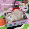 Large Cat Cardboard House Corrugated Paper Cat Scratcher Pad  Furniture Protection