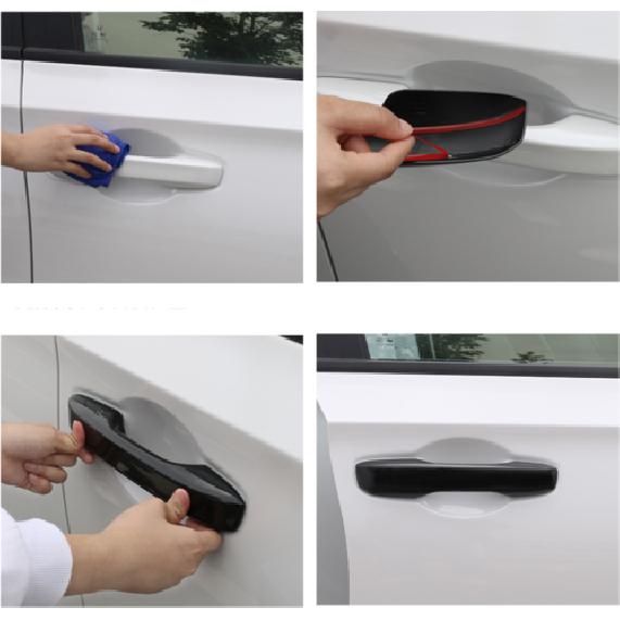 Bright black Door Handles Cover Trim For Honda Accord Accessories