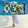 1PC Custom Name Monster Truck Showdown Beach Towel Highly Absorbent And Sand-Resistant Towel for Swimming, Pool, Yoga, And Travel Lightweight