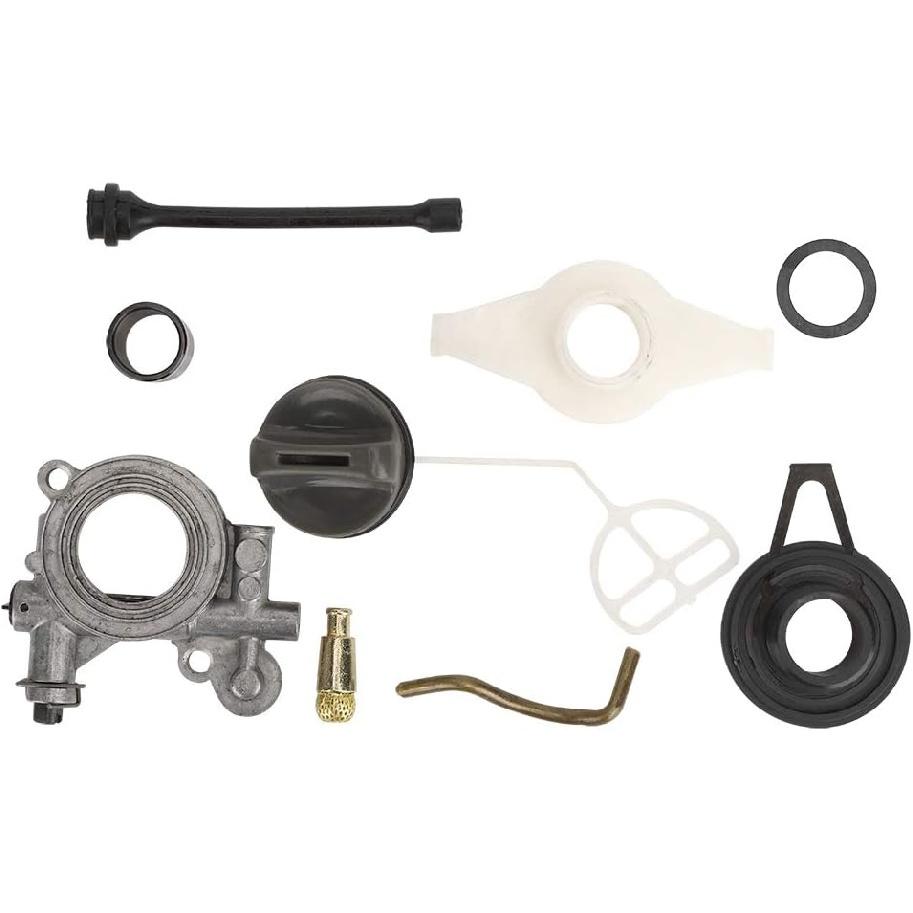 Oil Pump Worm Gear, Oil Pump Line Worm Gear Kit Replacement for Husqvarna 372XP 365 371 385 390 362 570 575 576