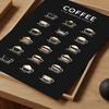 1pc Coffee Essential Guide Poster Self-adhesive Art Waterproof Paper Sticker Coffee House Bar Room Wall Decor
