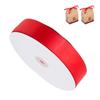 Gift Wrap Ribbon 91m Length Red Polyester Ribbon Roll for Household Cake Shops Gift Shops