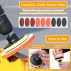 38PCS Car Polishing Pads Waxing Buffing Sponge Pad Kit Set for Car Polisher Buffer Waxer Sander