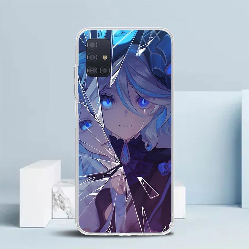 

Genshin Impact Furina Soft Cover for Samsung Galaxy A12 A22 A32 A52 A72 A02S Phone Case Note 20 Ultra 10 S10 Plus A51 A71 A50S A Samsung A32 4G