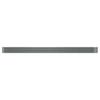 Raised Garden Bed Galvanized Steel 620 X 80 X 36 Cm Grey