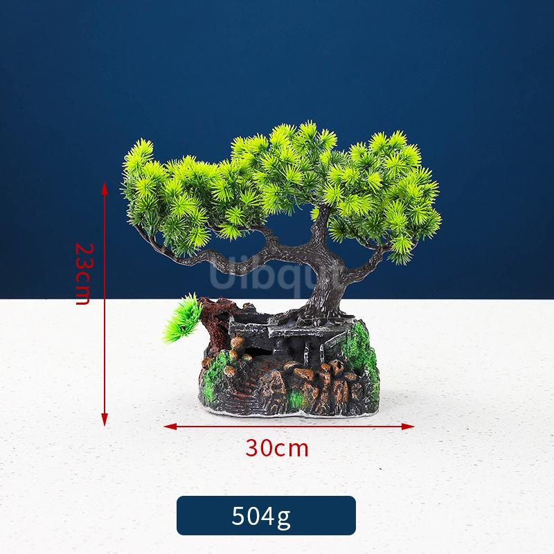 Sashimi Swing Plate Pine Tree Decorative Plate Cold Dishes from Huacao Hotel Dish Plate Embellish Flowers Seafood Pose Making