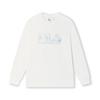 Heritage Fashionable Versatile Comfortable Loose Logo Long Sleeve T-Shirt Men Tops Cloud-White F11M538201FWT