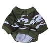 Pet Camouflage Raglan T-shirt No. 07 for Dogs & Cats - Small, Spring/Autumn Style