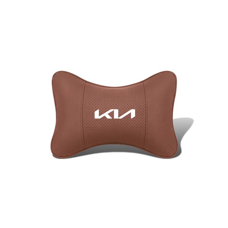 AHD1 1Pcs Car Headrest Auto Breathable Seat Neck Pillow Accessories For KIA K3 Sportage Carnival K5 Seltos Pegas KX1 EV5 Sonet EV6 K4