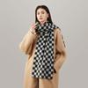 CEENIU Maillard Plaid Wool Scarf