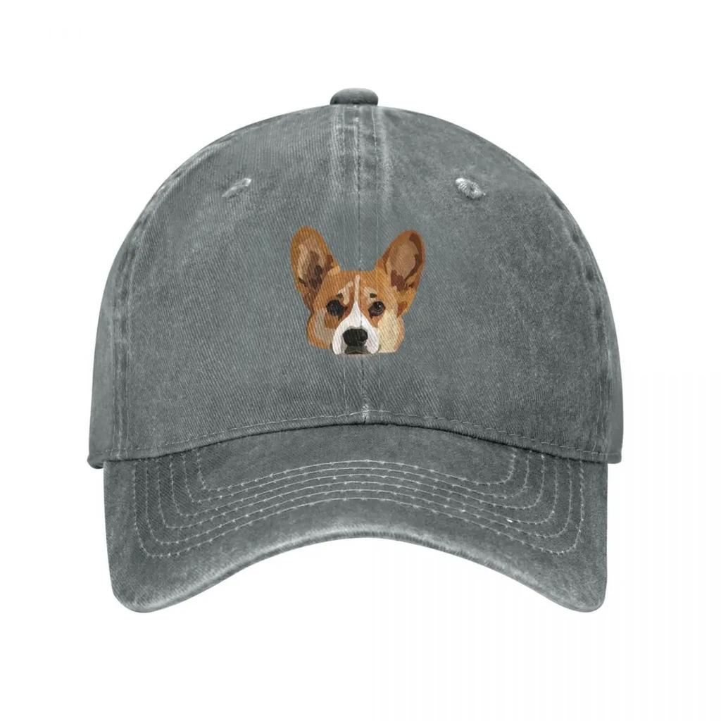 Corgi Cut Out Baseball Cap Anime Hat Snap Back Hat Designer Cap Hat Unisex For The Sun Women Caps Unisexs