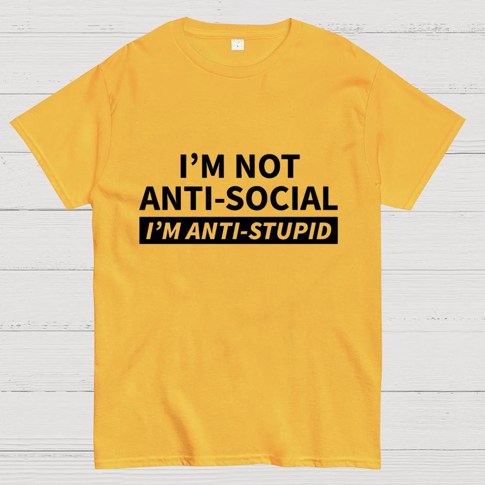 I'm Not A Psychopath I'm A High Functioning Sociopath Cotton Summer Casual Cool Loose T-Shirt