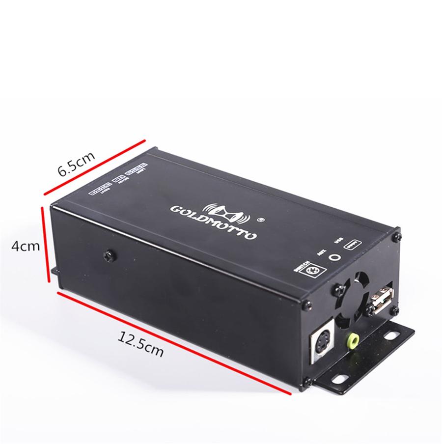 12V High Power Car Speakers Audio Amplifier Mp3 Player Bluetooth For Motorcycle Atv Fm Radio Usb Aux Music Sound System