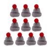 Collection of 10 Mini Knitted Hats for DIY Crafts Decorations for Home Bedroom Crafts Making Supplies
