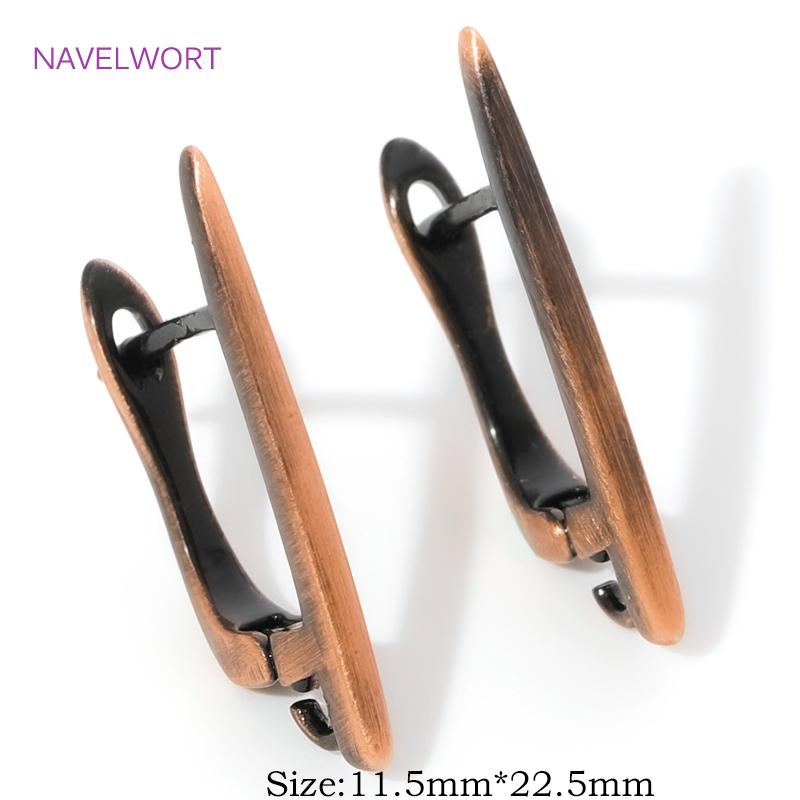 Fasteners For Earring Antique Bronze Shvenzy Earwires Brass Earring Hooks Earring Fixtures For DIY Earrings Making Accessories