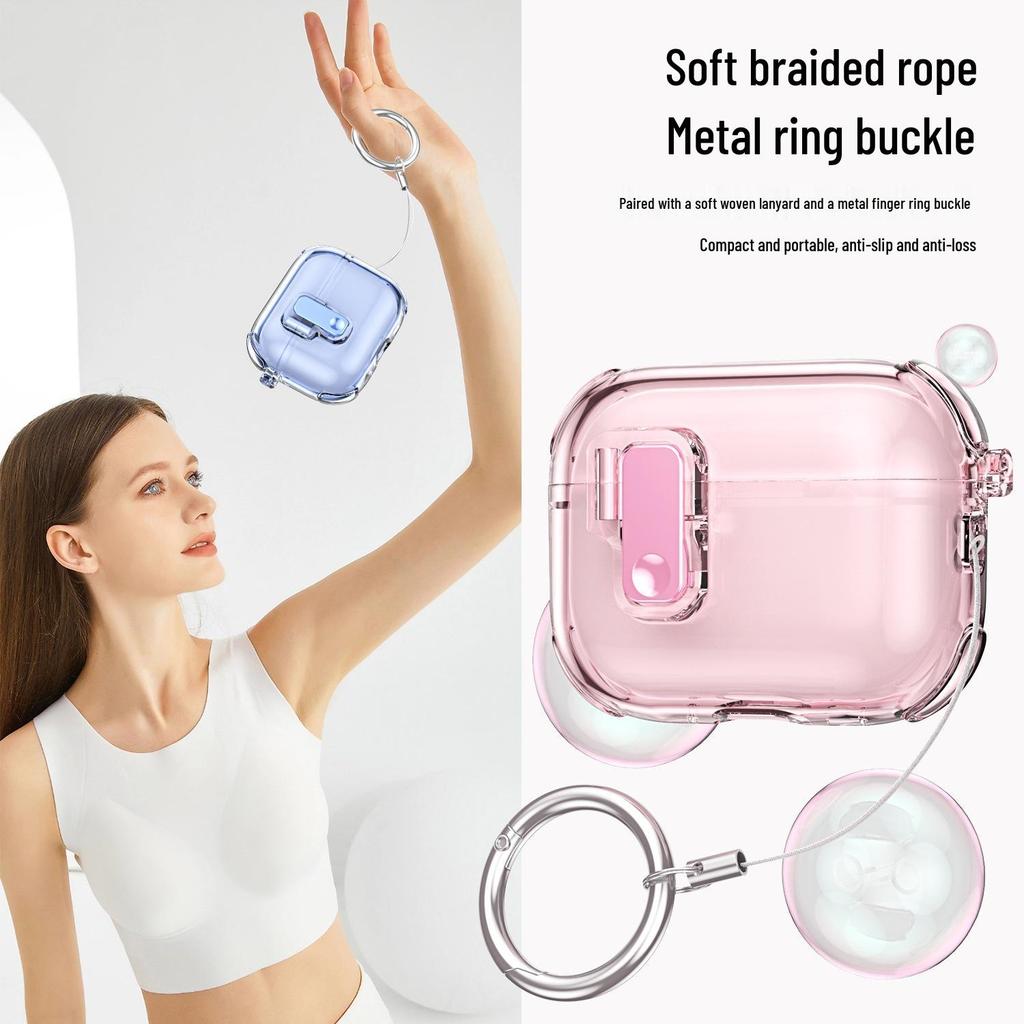 AirPods Pro 3/2 & 4 Bluetooth Earphone Protective Case with Auto-Open Lid