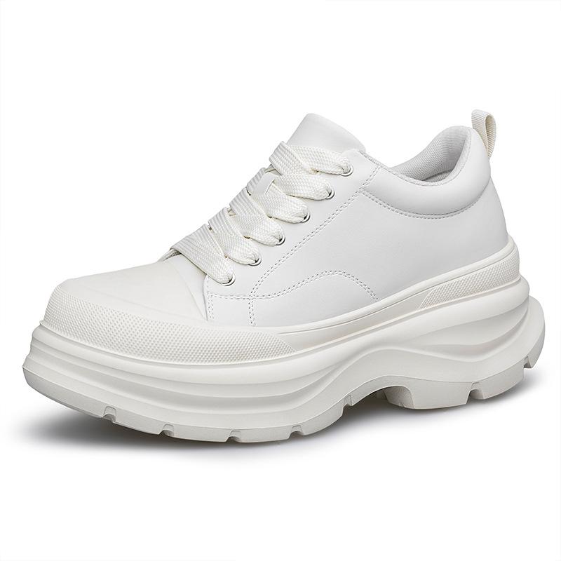 Men s Autumn Height-Boosting Casual Sneakers - 8cm Invisible Lift, Thick Sole, Trendy Dad Style 43