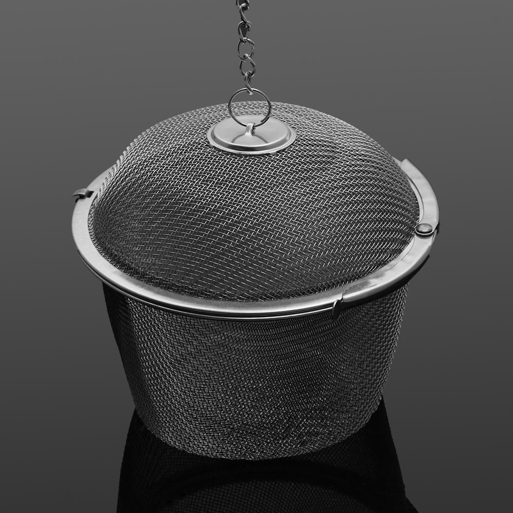 Praktický opakovaně použitelný sítko na koření Síťový filtr na čajové kuličky z nerezové oceli