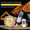 Camping String Lights Rechargeable Portable Camping Lantern Tent Tape Light String For Tent Home School College Party Yard Decor