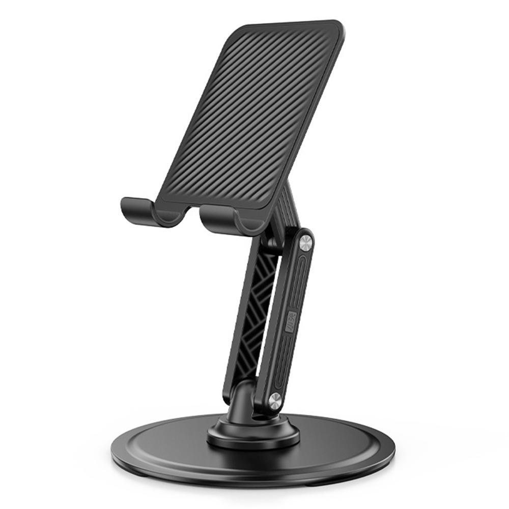 

JOPREE X88plus Portable Folding Stand 360 Degree Rotating Desktop Holder for Phones Tablets Up to 16 Inch Black