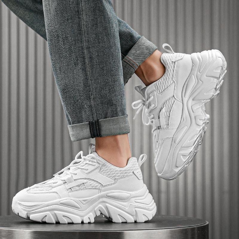 Spring New Outdoor Fashion Trend Dad Trendy Shoes Walking Shoes Light, Breathable and Comfortable Inside