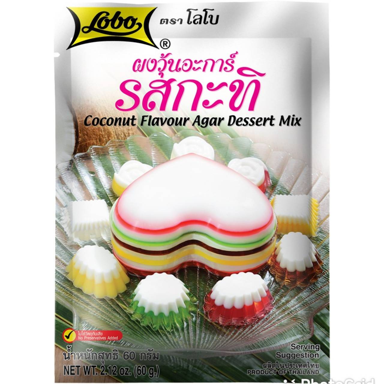 

Десертный порошок Thai Milk Jelly со вкусом тайского кокоса 60 грамм