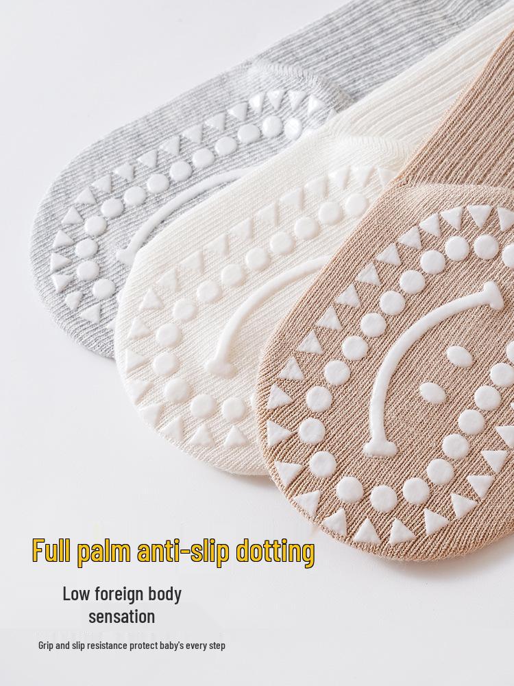 Xiyu Jia Autumn/Winter Baby Non-Slip Combed Cotton Socks