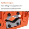 (Thickened Base) Heavy Duty C-Clamp G-Clamp Steel Pipe Holder Clamping Pliers Wire Cutter Fixing Tool