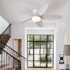 Ceiling Fan with Light 3 Colors, 6 Speeds, Timing, Ceiling Fan with Remote Control 5 Blades for Kitchen Bedroom Dining Room