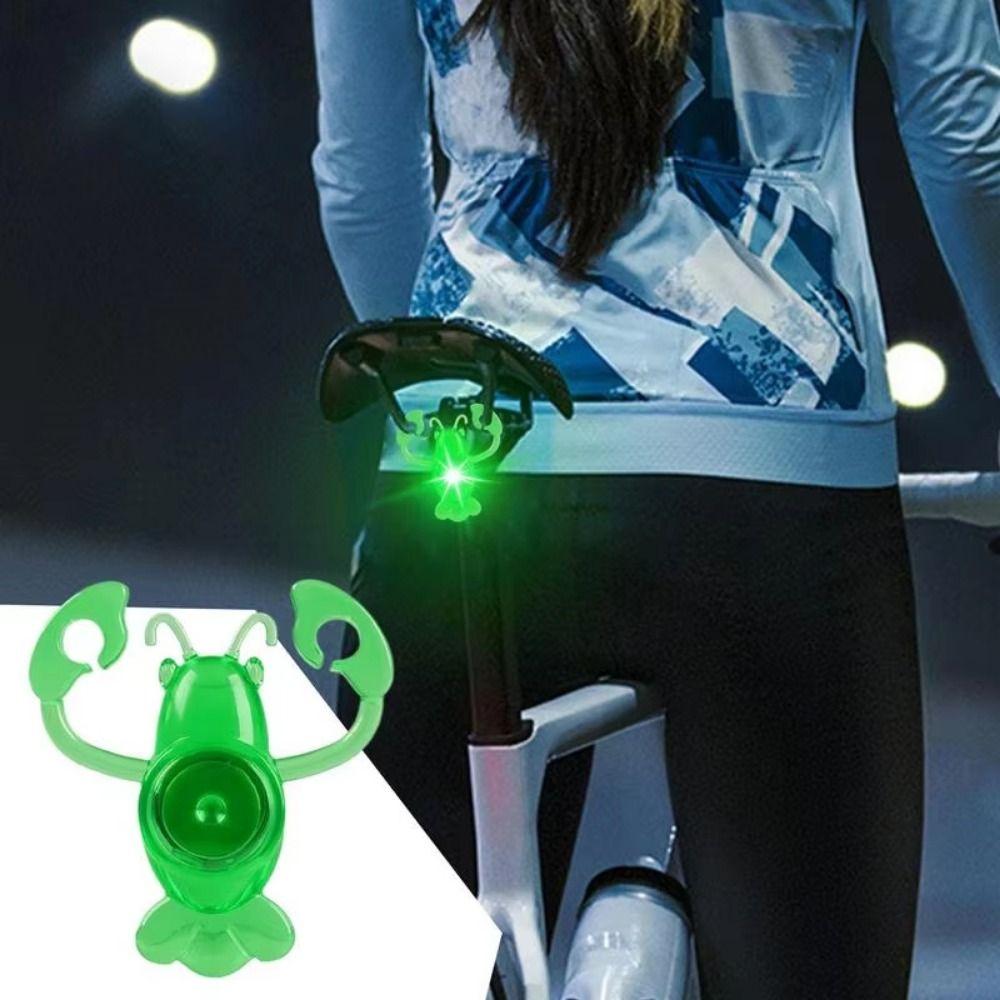 Waterproof LED Bike Rear Light High Brightness Bike Safety Warning Light  Riding Supplies