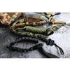 Outdoor Anti-Lost Tactical Spring Lanyard Keychain