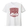 Vintage Retro Creedence Clearwater Revival Rock Band 1971 Concert Print Casual T Shirt Vintage Washed Top For Everyday Wear