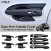 Car Decoration Door Bowl Handle Cover For Nissan X-Terra 2017- Cars Exterior Accessories Styling Upgrade Modify A Car