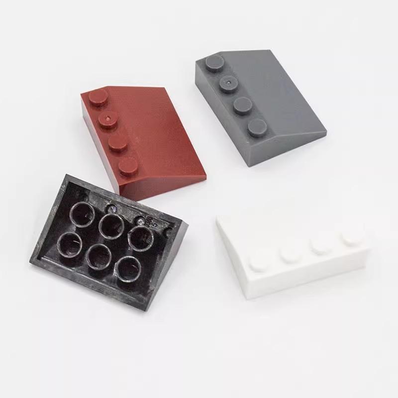 10pcs 3297 3x4 Slope 4Dots Building Blocks Moc Accessories Compatible with Brick Construction Children Toys Gift Box