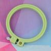 1pc Abs Plastic Embroidery Hoop Cross-stitch Embroidery Frame Candy Colored Embroidery DIY Woven Embroidery Accessories