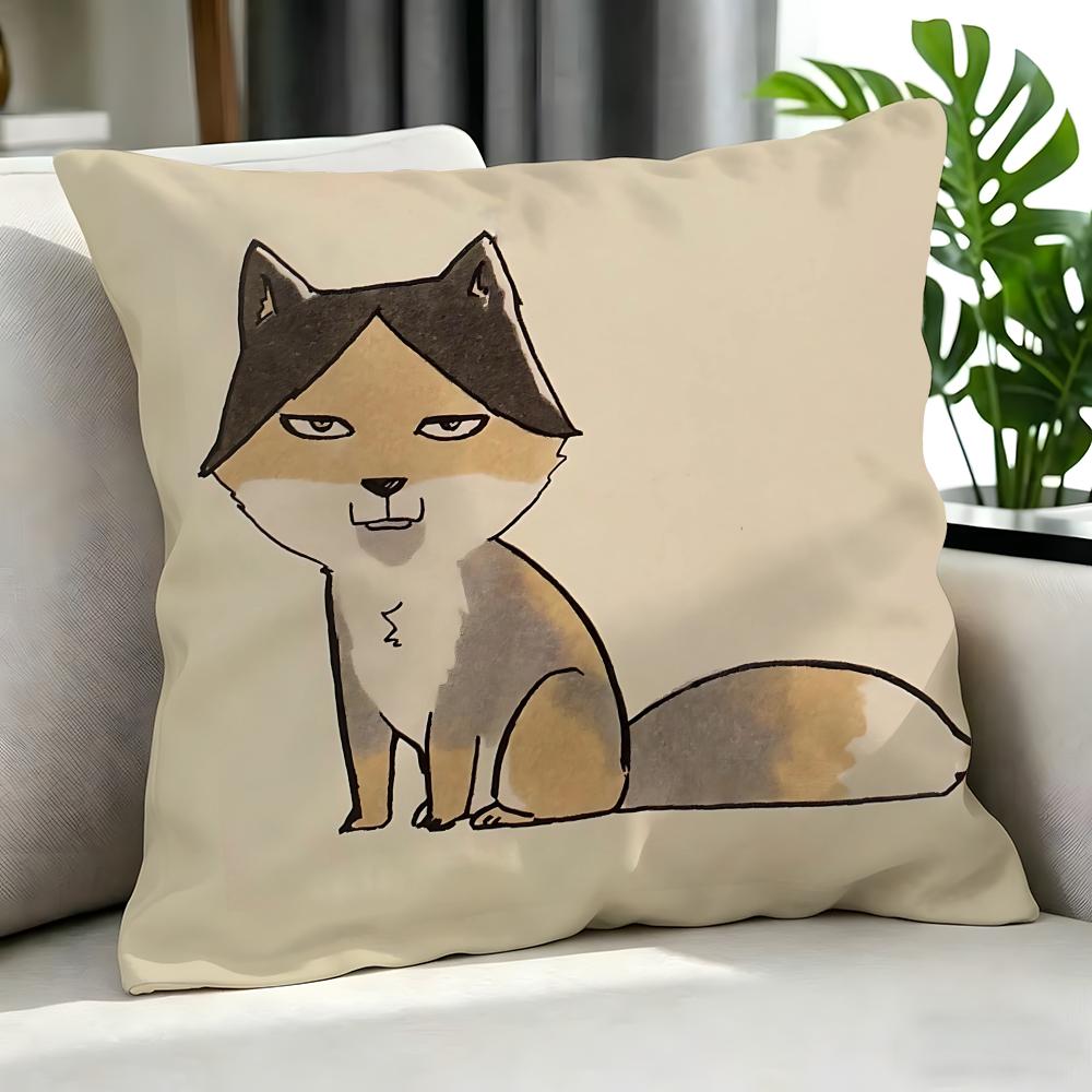 Animal TTibetan Fox Cushion Cover Cushion Cover Set Pcs X X X Pillowcase Decorative Sofa Home Decor