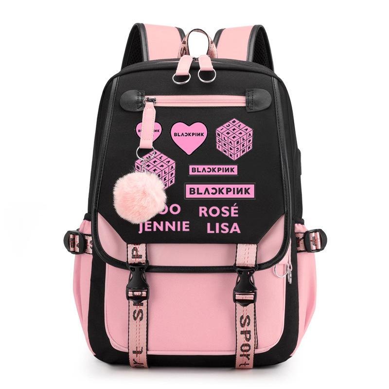 Peripheral Printing Student Schoolbag Outdoor Travel Leisure Backpack Computer Bag