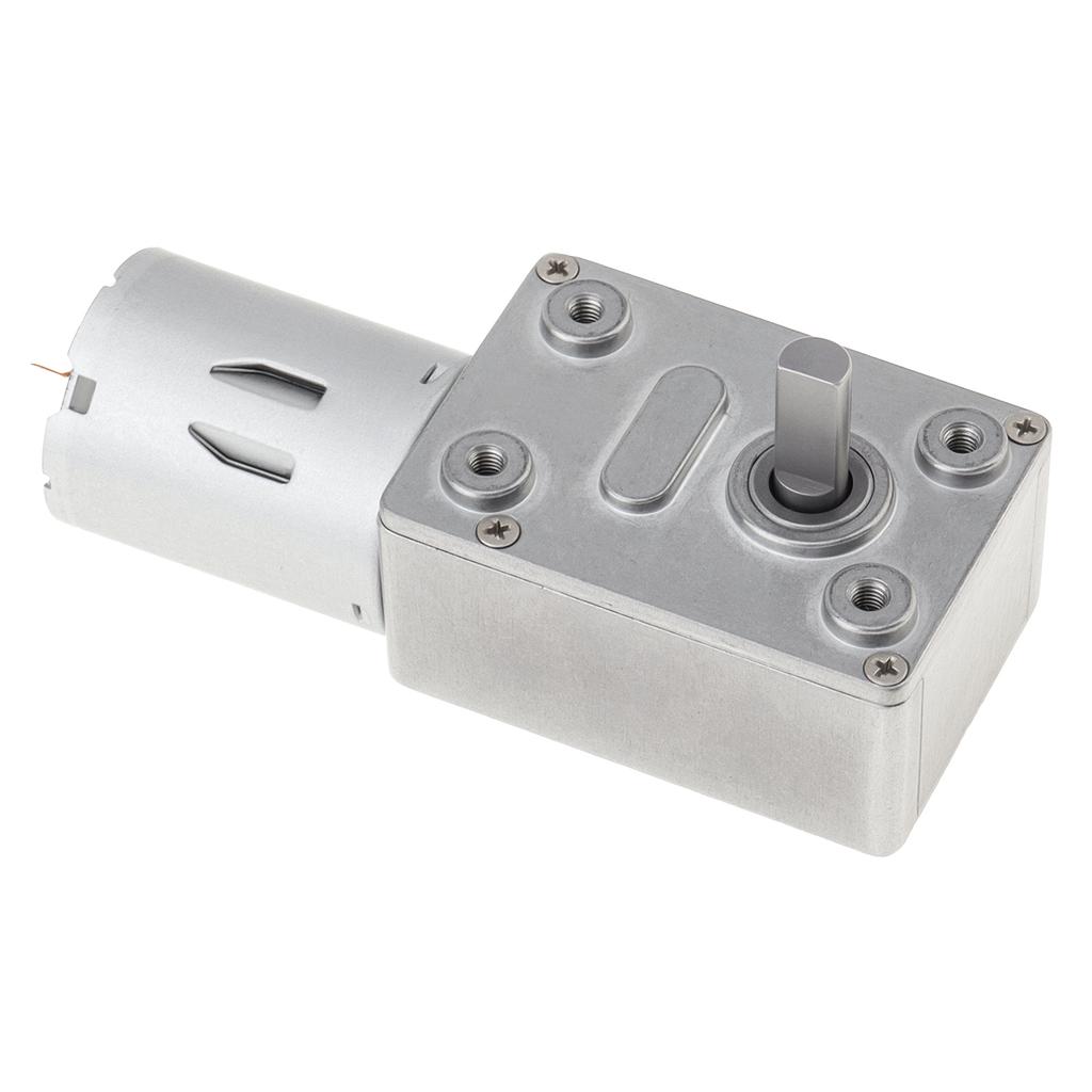 12V JGY-370 DC Schneckengetriebemotor Elektromotor Hohes Drehmoment Rotationsmotor mit Montagehalterung, Schneckengetriebemotor, 6 - 160 U/min