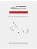 2024 Trendy 999 Pure Silver Spring Stud Earrings for Women - Simple, Versatile, Cold Style Ear Jewelry