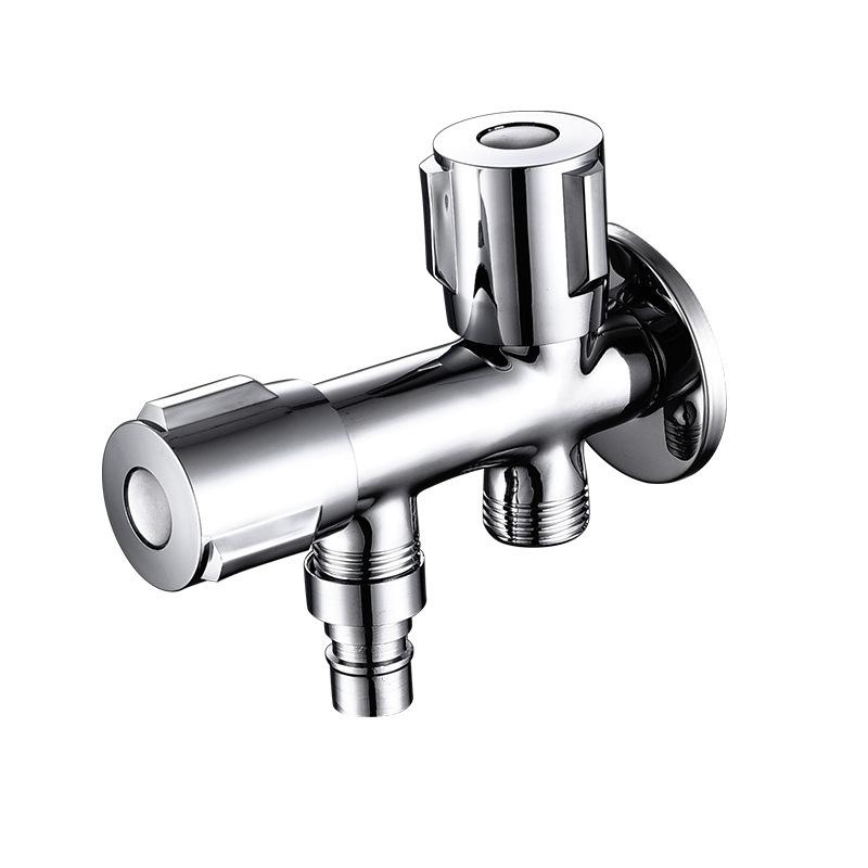 Baterie do pralki Mosiężny zawór do baterii podtynkowych Rdzeń zaworu Bateria do pralki 1/2" 4-punktowy Wlot wody do majsterkowania Mosiądz