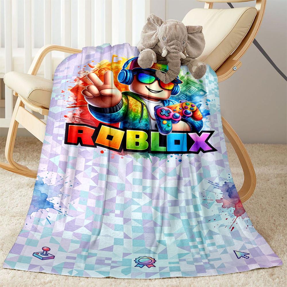 Roblox 103 Blanket Soft Warm Cozy Great for Chair Sofa Seaside Four Seasons Universal Warmthful Decor Ideal Gift For Birthday Valentine'S Day