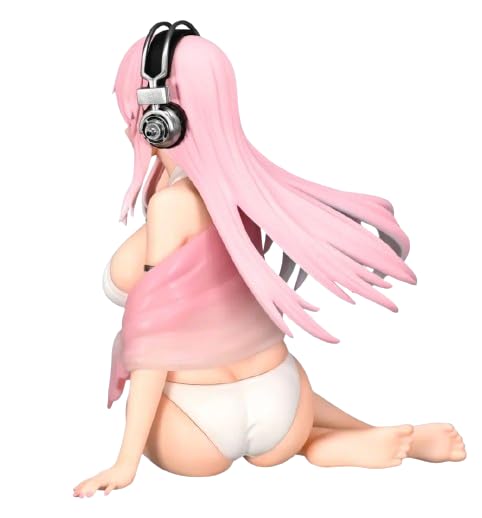 Super Sonico Figure Noodle Stopper Figure Super Sonico White Bikini Ver. Figure Official Merchandise