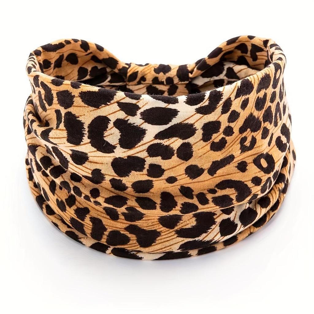 Women's Bohemian Cashew Yoga Headband - Sweat-Absorbing, Elastic Cotton Hair Accessory