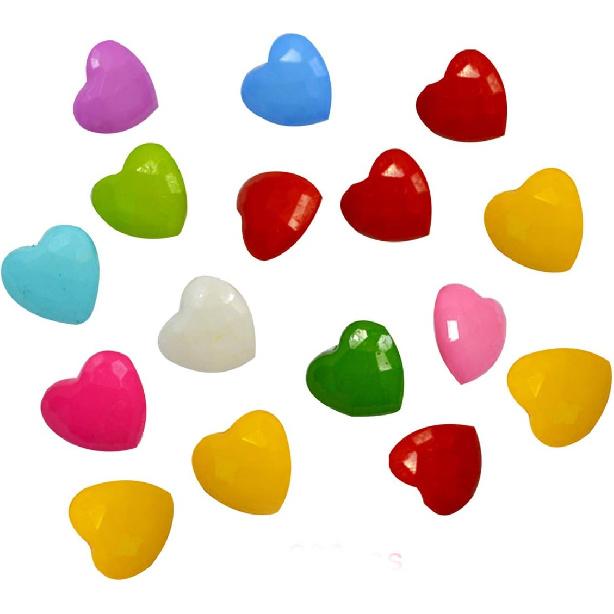 200 PCS Nylon Cute Peach Heart Shape Children Sweater Buttons for Sewing Fasteners Scrapbooking DIY
