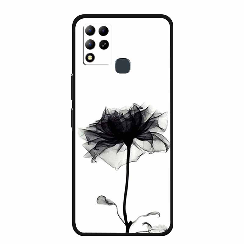For Infinix Hot 11 G37 4G Case Marble Soft TPU Silicone Back Cover for Infinix Hot11 G37 X689F G 37 Protective Fundas Paras Etui