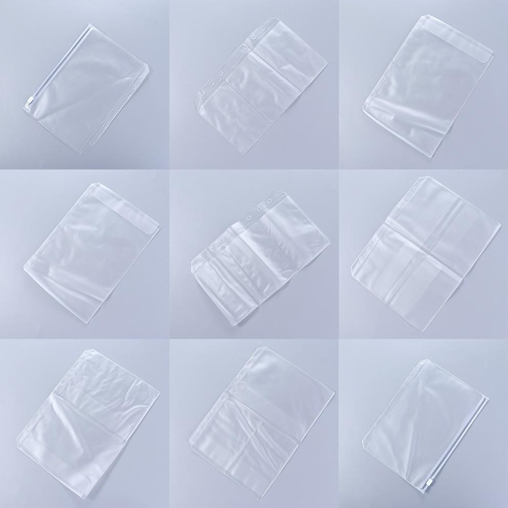 Bag Binder Filler with Flap Notebook Binder Binder Pockets Binder Zipper Folders Loose Leaf Bags