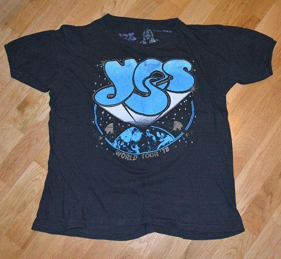 Yes Band Shirt Yes Band Classic Style Black Unisex Tshirt Reprint WA0550 L